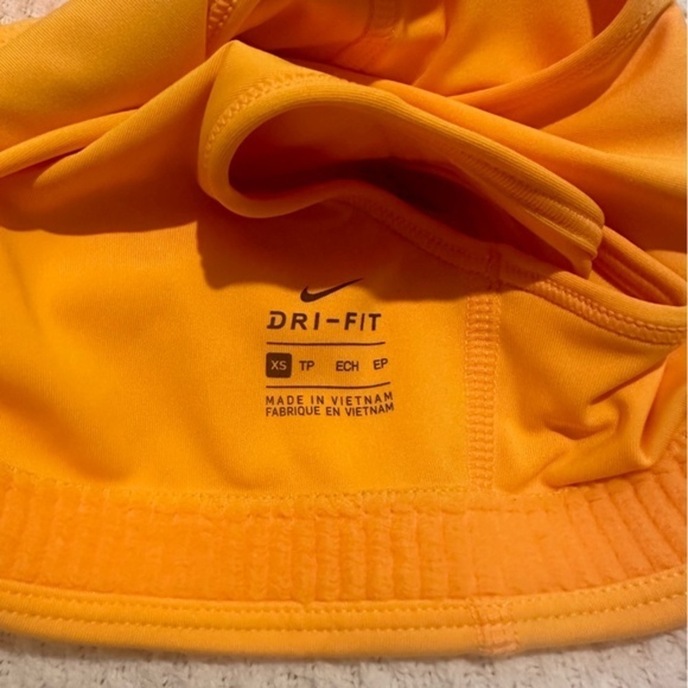 Nike Dri Fit XS Orange Women's Medium-Support 1-Piece Pad Sports Bra - Picture 4 of 7